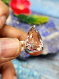 Ametrine Ring in 925 Silver : Radiant Elegance | Mothers day gift | Crystal Jewelry | Gemstone Finger ring