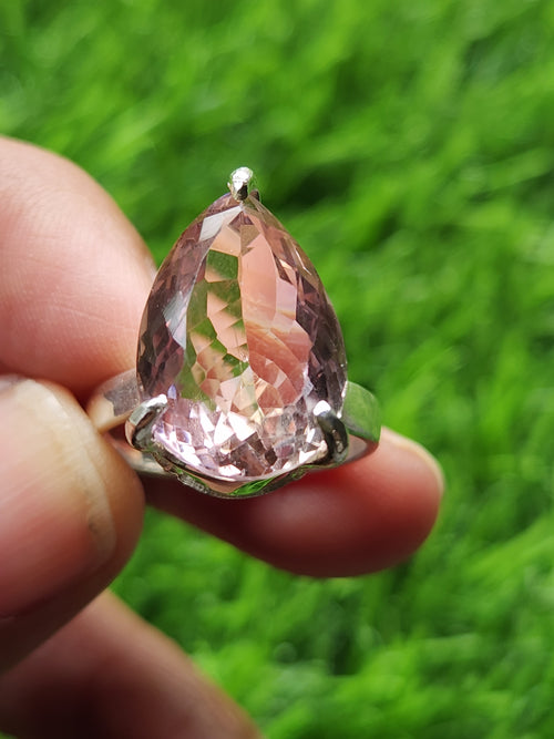Ametrine Ring in 925 Silver : Radiant Elegance | Mothers day gift | Crystal Jewelry | Gemstone Finger ring