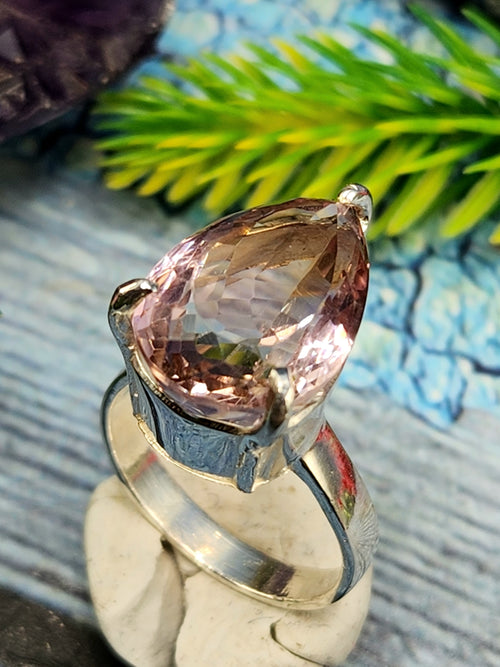 Ametrine Ring in 925 Silver : Radiant Elegance | Mothers day gift | Crystal Jewelry | Gemstone Finger ring