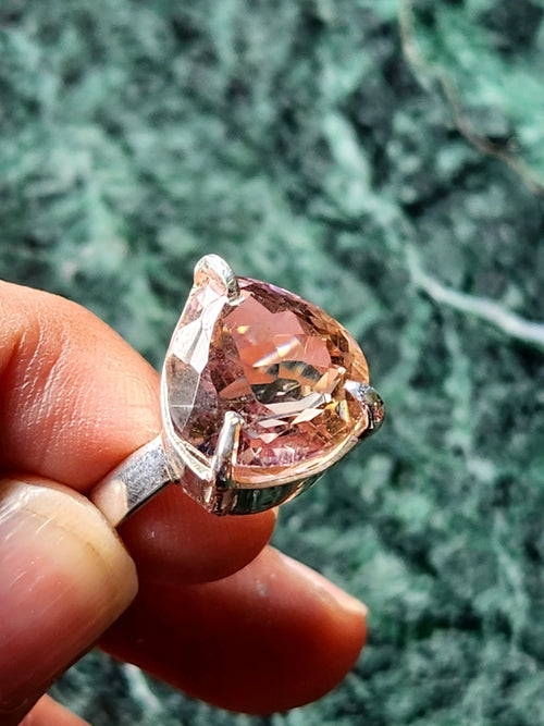 Ametrine Ring in 925 Silver : Ametrine Radiance | Mothers day gift | Crystal Jewelry | Gemstone Finger ring