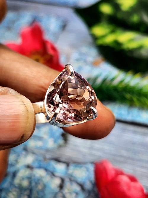 Ametrine Ring in 925 Silver : Ametrine Radiance | Mothers day gift | Crystal Jewelry | Gemstone Finger ring