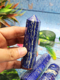 Lapis Lazuli Point: A Gemstone of Ancient Beauty and Modern Elegance | Crystal Healing | Home decor | ONE PIECE ONLY