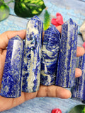 Lapis Lazuli Point: A Gemstone of Ancient Beauty and Modern Elegance | Crystal Healing | Home decor | ONE PIECE ONLY