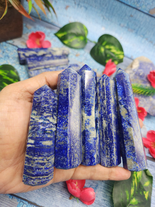 Lapis Lazuli Point: A Gemstone of Ancient Beauty and Modern Elegance | Crystal Healing | Home decor | ONE PIECE ONLY