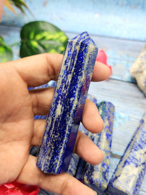 Lapis Lazuli Point: A Gemstone of Ancient Beauty and Modern Elegance | Crystal Healing | Home decor