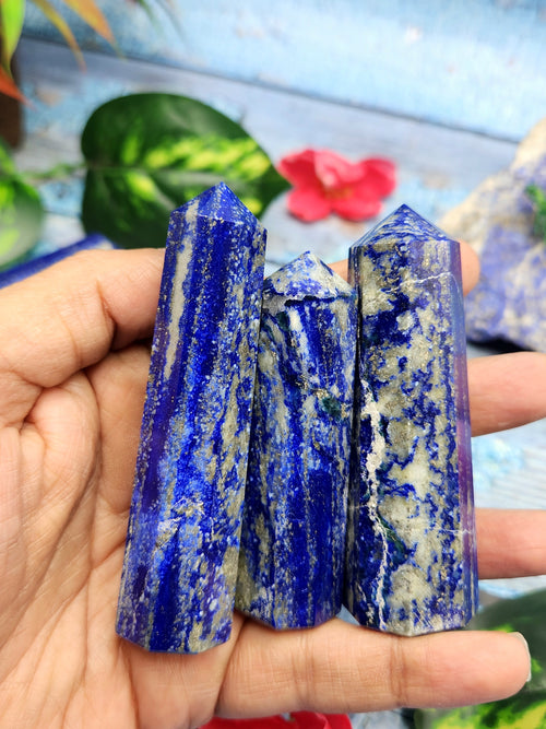 Lapis Lazuli Point: A Gemstone of Ancient Beauty and Modern Elegance | Crystal Healing | Home decor | ONE PIECE ONLY