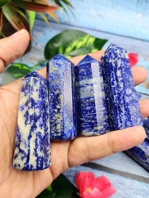 Lapis Lazuli Point: A Gemstone of Ancient Beauty and Modern Elegance | Crystal Healing | Home decor | ONE PIECE ONLY