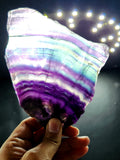 Raw Multi Fluorite Slab - A Nature's Vibrant Spectrum