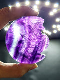 Purple Fluorite Unicorn - Where Fantasy Meets Nature's Splendor - Animal carving