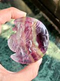 Multi Fluorite Unicorn - A Symbol of Balance and Positivity - Animal carving