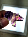 Multi Fluorite Bear - Channeling Balance and Protection -  Animal carving
