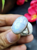 Moonstone Ring in 925 silver - Embracing Elegance and Harmony - Finger Ring