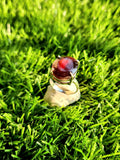 Hessonite Garnet Silver Ring - Symbolizing Resilience on Special Occasions - Finger Ring