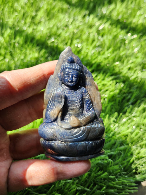 Blue Sapphire Buddha - A Symbol of Spiritual Enlightenment
