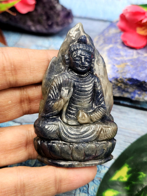 Blue Sapphire Buddha - A Symbol of Spiritual Enlightenment