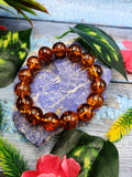 Natural Amber Bracelet - Embracing Wellness and Warmth in 13 mm Beads