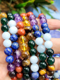 7 Chakra Bracelet with 8mm Beads - A Harmonious Journey to Balance and Enlightenment | ONE PIECE ONLY