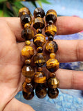 Tiger Eye Hexagonal Beads Bracelet - A Journey to Strength and Clarity | ONE PIECE ONLY