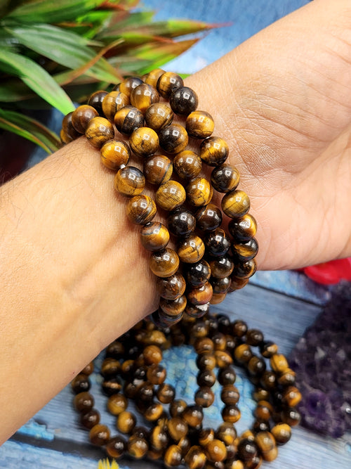 Tiger Eye Bracelet - A Symbol of Strength, Success, and Protection in Crystal Healing | ONE PIECE ONLY