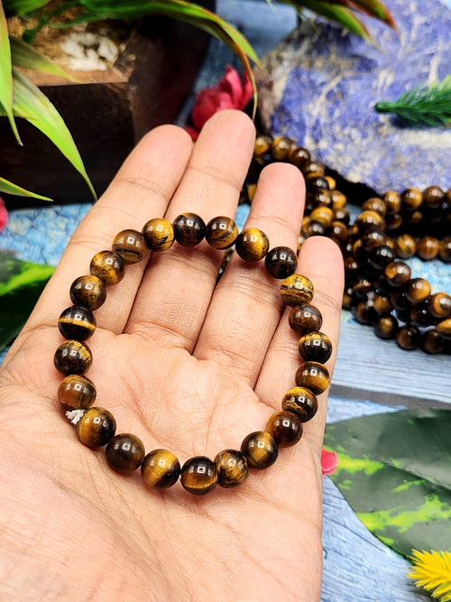 Tiger Eye Bracelet - A Symbol of Strength, Success, and Protection in Crystal Healing | ONE PIECE ONLY