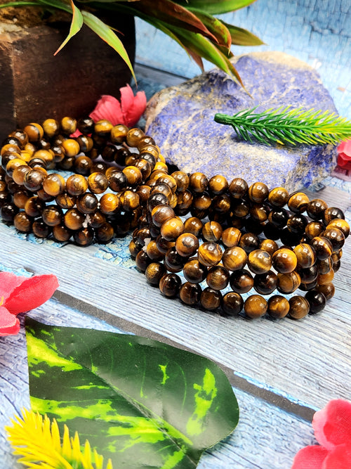 Tiger Eye Bracelet - A Symbol of Strength, Success, and Protection in Crystal Healing | ONE PIECE ONLY