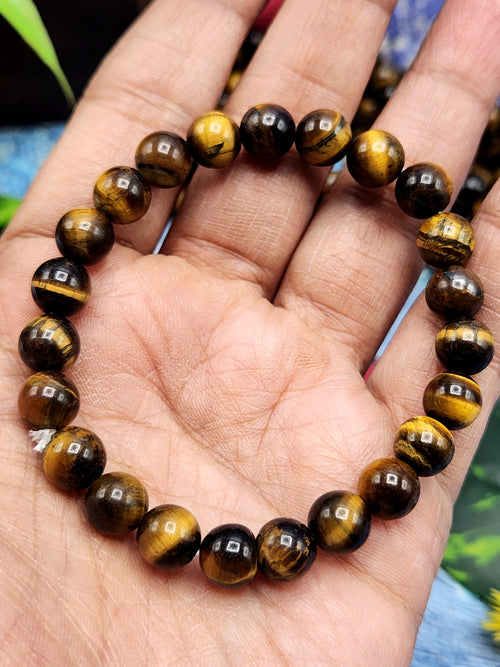 Tiger Eye Bracelet - A Symbol of Strength, Success, and Protection in Crystal Healing | ONE PIECE ONLY