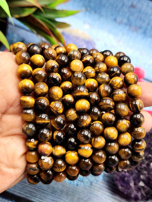 Tiger Eye Bracelet - A Symbol of Strength, Success, and Protection in Crystal Healing