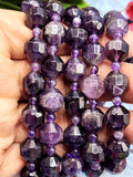 Amethyst Hexagonal Beads Bracelet - Harmonizing Beauty and Spiritual Resonance
