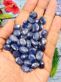 Blue Sapphire Faceted Gemstones : Radiant Azure Treasures | Loose Gemstones | Crystals & Gems for Jewelry - ONE PIECE ONLY