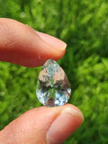 Aquamarine Faceted Gemstones Serenity - The Elegance and Healing Harmony of a Teardrop Gem - Loose Gemstones