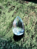 Aquamarine Faceted Gemstones Serenity - The Elegance and Healing Harmony of a Teardrop Gem - Loose Gemstones