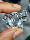 Clear Quartz Faceted Gemstones - The Luminescent Symphony of Purity and Amplified Energy - Loose Gemstones | Lot of 9 units