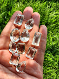 Clear Quartz Faceted Gemstones - The Luminescent Symphony of Purity and Amplified Energy - Loose Gemstones | Lot of 10 units