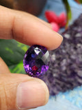 Amethyst Faceted Mix-Shaped Loose Gemstones - Regal Radiance - Lot of 4 units