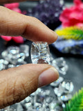 Clear Quartz Faceted Loose Gemstones - Brilliance Beyond Beauty -  Lot of 51 units