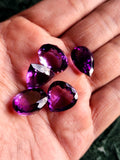 Amethyst Faceted Mix Shaped Loose Gemstone - Enchanting Beauty - Lot of 5 units