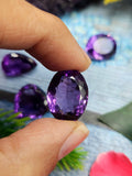 Amethyst Faceted Mix Shaped Loose Gemstone - Enchanting Beauty - Lot of 5 units