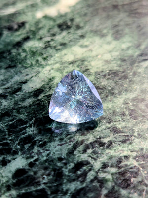 Aquamarine AA Grade Trillion Cut Loose Gemstones - Tranquil Brilliance