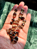 Smokey Quartz Faceted Loose Gemstones in Mixed Shape - Smoldering Sophistication - Lot of 32 units