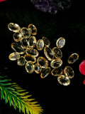 Citrine Faceted Loose Gemstones in Oval Shaped - Radiant Beauty and Energetic Qualities | Lot of 25 units