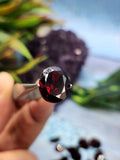 Red Garnet Faceted Loose Gemstones in Oval Shaped - Fiery Elegance and Vitality - Lot of 23 units