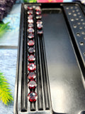 Red Garnet Faceted Loose Gemstones in Round Shaped - Radiant Splendor and Empowering Passion - Lot of 20 units