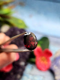 Red Garnet Faceted Loose Gemstones in Oval Shaped - Timeless Sophistication & Passionate Elegance - Lot of 6 units