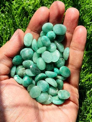 Sakota Emerald loose gemstone in Oval cut shape | Lot of 76 units | Crystals & Gems for Jewelry | Wholesale Deal