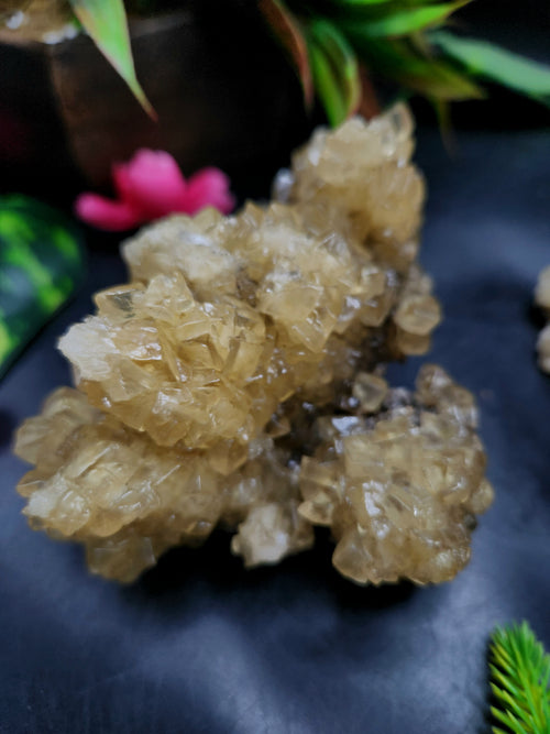 Yellow Calcite Mineral Specimen - The Radiant Sunstone of Inner Joy and Vitality | Reiki/Energy/Chakra/Healing | Lot of 2