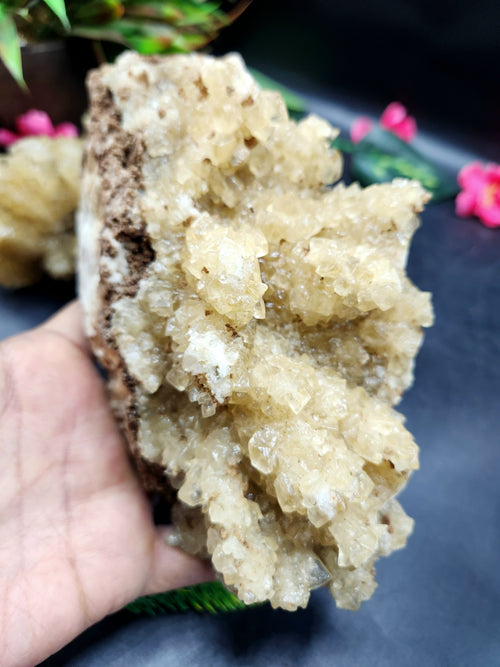 Yellow Calcite Mineral Specimen - The Radiant Sunstone of Inner Joy and Vitality | Reiki/Energy/Chakra/Healing | Lot of 2