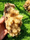 Yellow Calcite Mineral Specimen - The Radiant Sunstone of Inner Joy and Vitality | Reiki/Energy/Chakra/Healing | Lot of 2