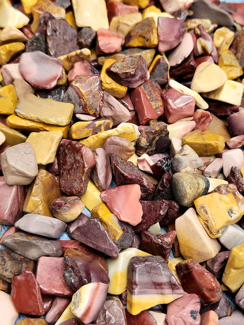 Mookaite Jasper Polished Chips - Unveiling the Earth's Vibrant Tapestry