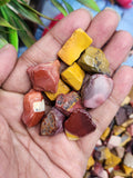 Mookaite Jasper Polished Chips - Unveiling the Earth's Vibrant Tapestry