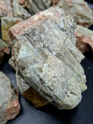 Aquamarine with Peach Moonstone and Pyrite inclusion rough stone: A Shield of Calm, Protection and Positive Energy | Weight 9.5 Kgs | Lot of 9.5 kgs